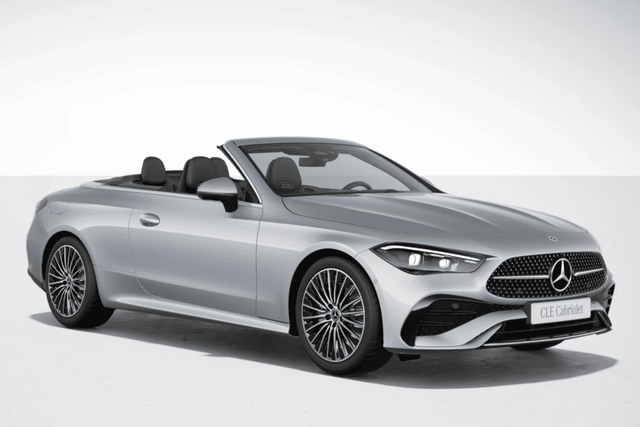 Mercedes Benz Cle Cabriolet High-tech Silver Color Image